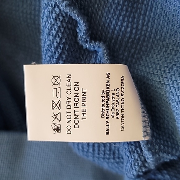 NWOT Authentic Bally designer men's pullover hoodie - Picture 8 of 9